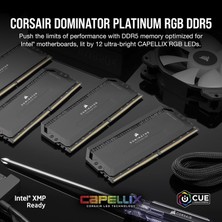 Corsaır Domınator Platınum  32GB (2X16GB) DDR5 6000MHZ CL30 Ram (CMT32GX5M2B6000C30)