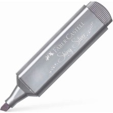 Faber-Castell 1546 Metalik Renk Fosforlu Kalem Gümüş 154661