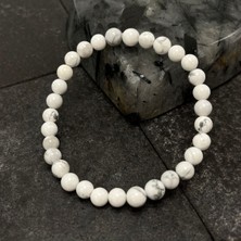 Yıldız Doğal Taş Sertifikalı Havlit 6 mm Doğal Taş Bileklik
