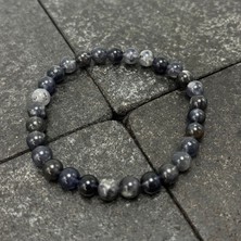 Yıldız Doğal Taş Sertifikalı Iyolit 6 mm Doğal Taş Bileklik