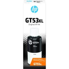 Hp 1VV21AE GT53XL Siyah Mürekkep 6000 Sayfa Kapasite 135 ml Ofis ve Ev Kullanımına Uygun