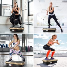 Robx Vibro Vibration Plate Egzersiz ve Titreşimli Basen Karın Kol Bacak Spor Aleti