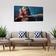 Reklam Ofisi Harley Quinn Modern Art, Dekoratif Premium Kanvas Tablo