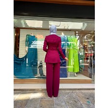 CLİO YAKA TAŞLI PANTALON CEKET TAKIM