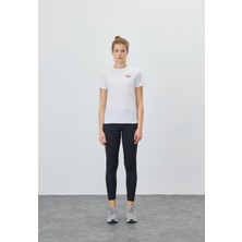 Kadın Noodle Baskılı Beyaz T-Shirt