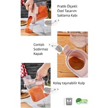 Unique Çok Fonksiyonlu Saklama Kabı Bakliyat Deterjan 1800ML