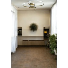 Legacy Sole Modern Tasarım Eskitme Renk Salon - Mutfak - Hol Beyaz LED 3 Lü Avize