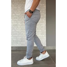 Mishar İtalia Erkek Bel Lastikli Baskılı Alt Eşofman