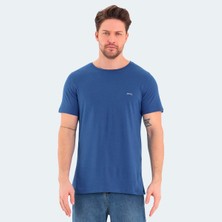 Slazenger ROSALVA Erkek Tişört Saks Mavi