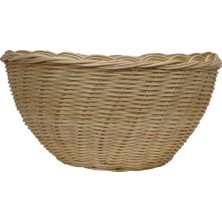 E38 El Işçiliği Hasır Ip Sepet Örgü  24*24  cm  - 6175