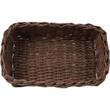 E38 El Işçiliği Kağıt Ip Sepet Örgü  23*14  cm  - 6179
