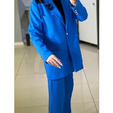 Yeşim Özcan Krep Kumaş Dar Paça Pant