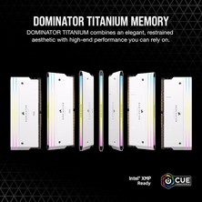 Corsaır Dominator Titanium 32GB (2X16GB) DDR5 7000MHZ CL34 Ram (CMP32GX5M2X7000C34W)