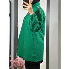 Mymood Omuzları Taşlı Kapitone Tunik
