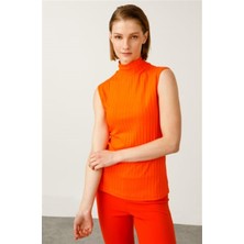 On Fashion Triko Dik Yaka Kolsuz Basic Bluz