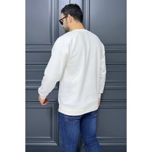 Mishar İtalia Üç Iplik Şardonlu Bisiklet Yaka Erkek Sweatshirt