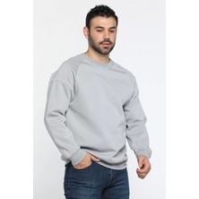 Mishar İtalia Üç Iplik Şardonlu Bisiklet Yaka Erkek Sweatshirt