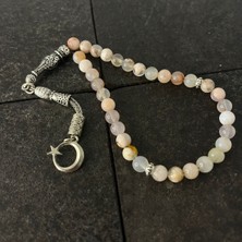 Sertifikalı Çiçek Akik 6mm 33LÜK Doğal Taş Tesbih