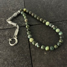 Sertifikalı Afrika Turkuaz 6mm 33LÜK Doğal Taş Tesbih