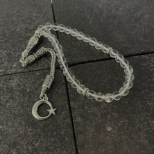 Sertifikalı Kristal Kuvars 6mm 33LÜK Doğal Taş Tesbih