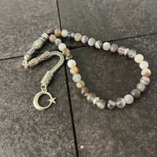 Sertifikalı Bostwana Akik 6mm 33LÜK Doğal Taş Tesbih