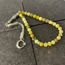 Sertifikalı Sarı Opal 6mm 33LÜK Doğal Taş Tesbih