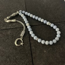 Sertifikalı Anjelit 6mm 33LÜK Doğal Taş Tesbih