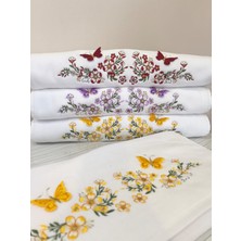 3 Adet 3 Boyutlu Nakışlı El Havlusu 50X90