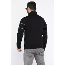 Mishar İtalia Erkek Dik Yaka Yarım Fermuarlı Sweatshirt