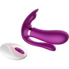 Feel Shop Şarjlı Isıtmalı Kablosuz Kumandalı  Vajina Klitoris Uyarıcı Giyilebilir 3 In 1 Panty Vibratör