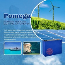 Pomega PLFP-100 - 3.2V 100 Ah Lifepo4 Prizmatik Pil - Vidasız