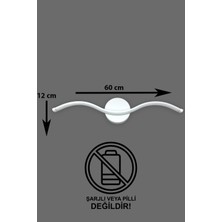 Legacy Wave Modern Tasarım Beyaz Renk Gün Işığı Ledli Banyo - Mutfak - Salon LED Duvar Aplik