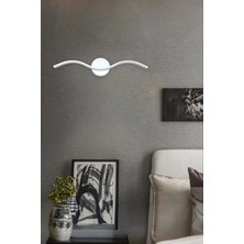 Legacy Wave Modern Tasarım Beyaz Renk Gün Işığı Ledli Banyo - Mutfak - Salon LED Duvar Aplik