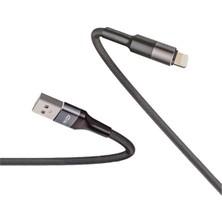 Te-Dos 3A USB To Liightning Şarj & Data Kablosu 1m - TD-UC2062IP