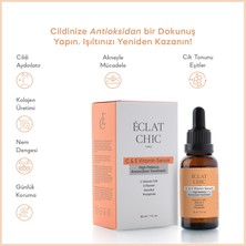 Eclat Chic C&E Aydınlatıcı ve Canlandırıcı Cilt Bakım Serumu (Sodium Ascorbyl Phosphate + Niacinamide)