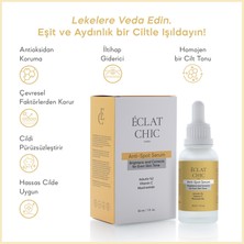 Eclat Chic Anti-Spot Cilt tonu Eşitleyici, Leke Giderici, Aydınlatıcı Serum 30ML (Arbutin%2+VitaminC+Niacinamide)