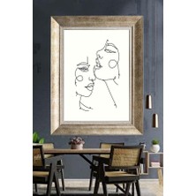 Gümüş Çerçeveli Paspartulu Tablo DS2271