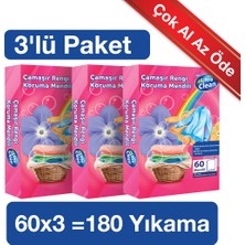 Ultra Clean Çamaşır Rengi Koruma Mendili - 60 Mendil - 3 Paket