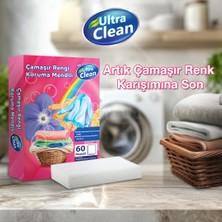 Ultra Clean Çamaşır Rengi Koruma Mendili - 60 Mendil - 3 Paket