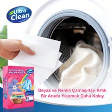 Ultra Clean Çamaşır Rengi Koruma Mendili - 60 Mendil - 3 Paket