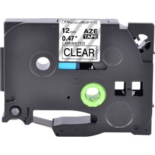 Fuhao Shop C Brother P-Touch PT-H300 Için 6pk Siyah Üzeri Şeffaf Etiket Şeridi '' TZ-131 TZE-131 (Yurt Dışından)