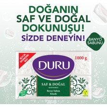 Duru Sabun Klasik Saf ve Doğal 1000 gr Beyaz Banyo Sabunu x 2 Paket