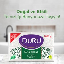Duru Sabun Klasik Saf ve Doğal 1000 gr Beyaz Banyo Sabunu x 2 Paket