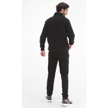 Puma Clean Sweat Suit Erkek Siyah Günlük Stil Eşofman Takım 58584001