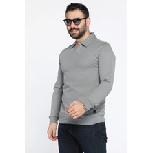 Mishar İtalia Polo Yaka Erkek Sweatshirt