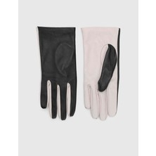 İLVİ Helena Hakiki Deri Kadın Bej Eldiven