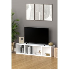 Fly Mobilya Dabi Kitaplık,modüler Kitaplık,çok Amaçlı Dolap,tv Sehpası - FLY172055