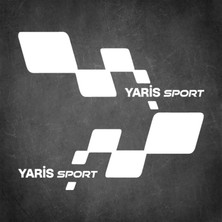 Sönmez Sticker Yaris Sport Sticker - Yaris Sticker - Toyota Sticker - Kapı Altı Sticker - Oto Sticker - Araba Sticker