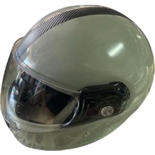 Fmk Motosiklet Kapalı Kask Gri