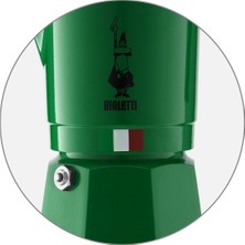 Bialetti Alpina Moka Pot 3 Cup Yeşil